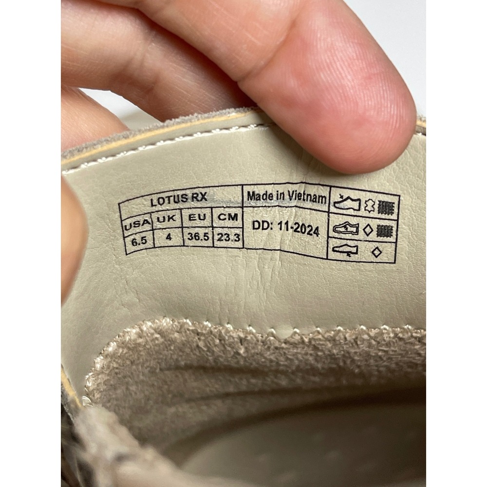 Vionic Recovery VRX Suede Mules Taupe Tan Adjustable Strap Orthotic Shoes 6.5 - Picture 8 of 8